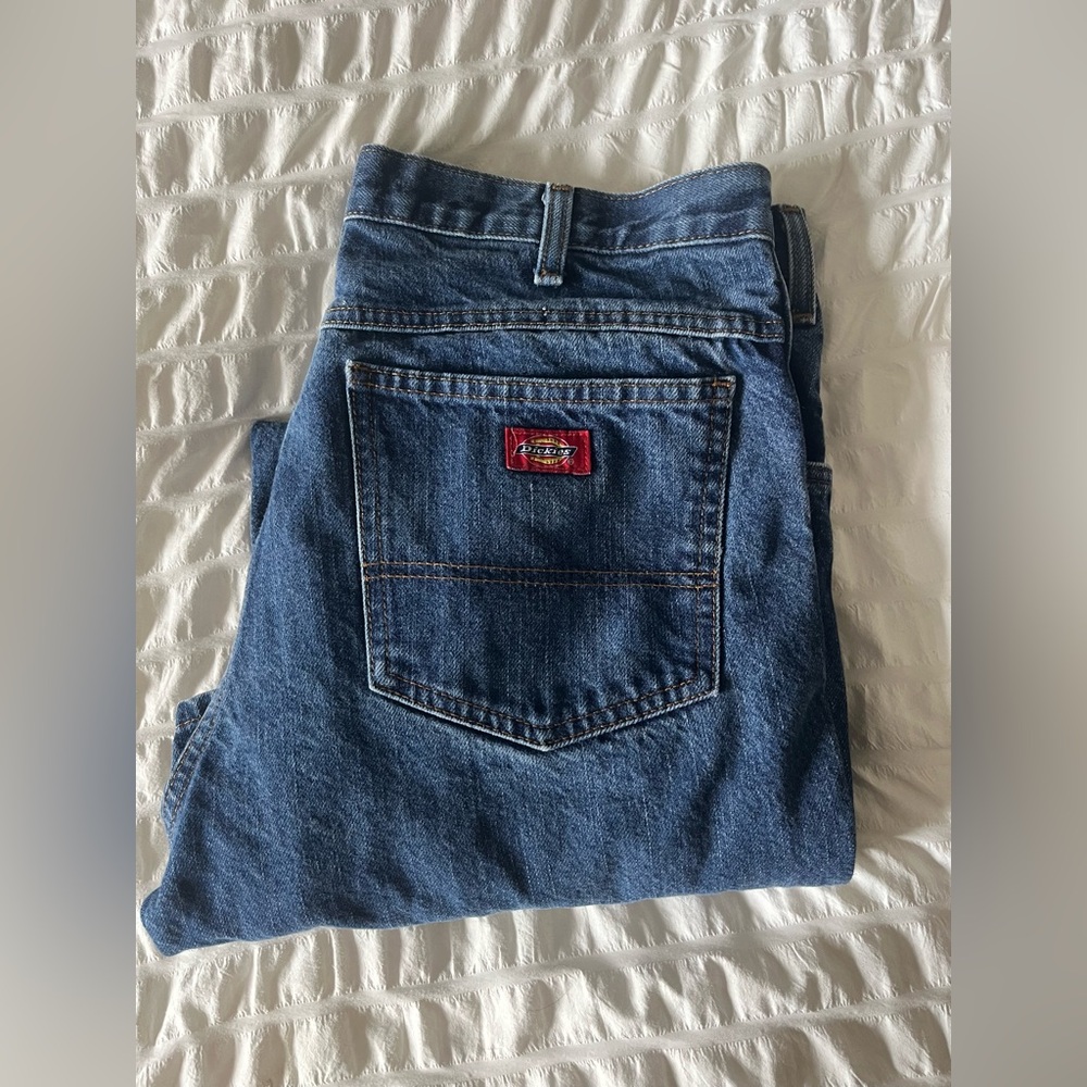 Dickies straight leg blue Jeans 34x30